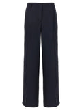 P.A.R.O.S.H. Blue Viscose Casual Pants