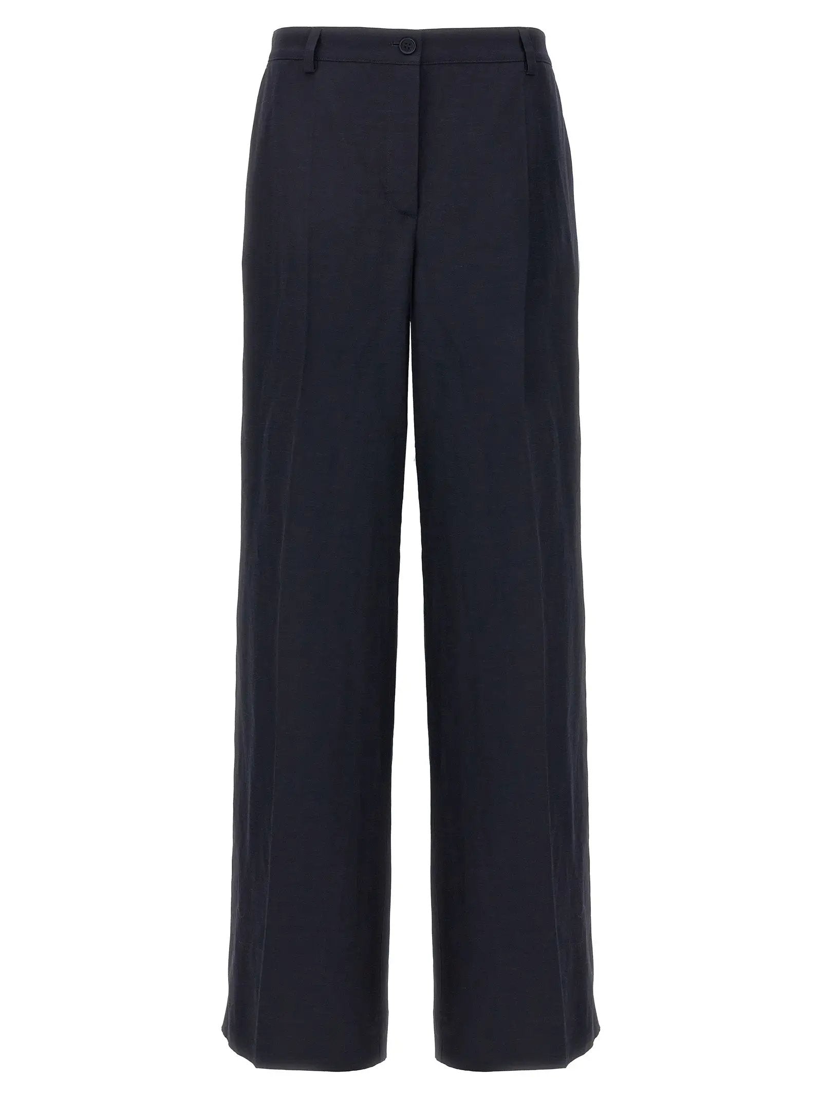 P.A.R.O.S.H. Blue Viscose Casual Pants