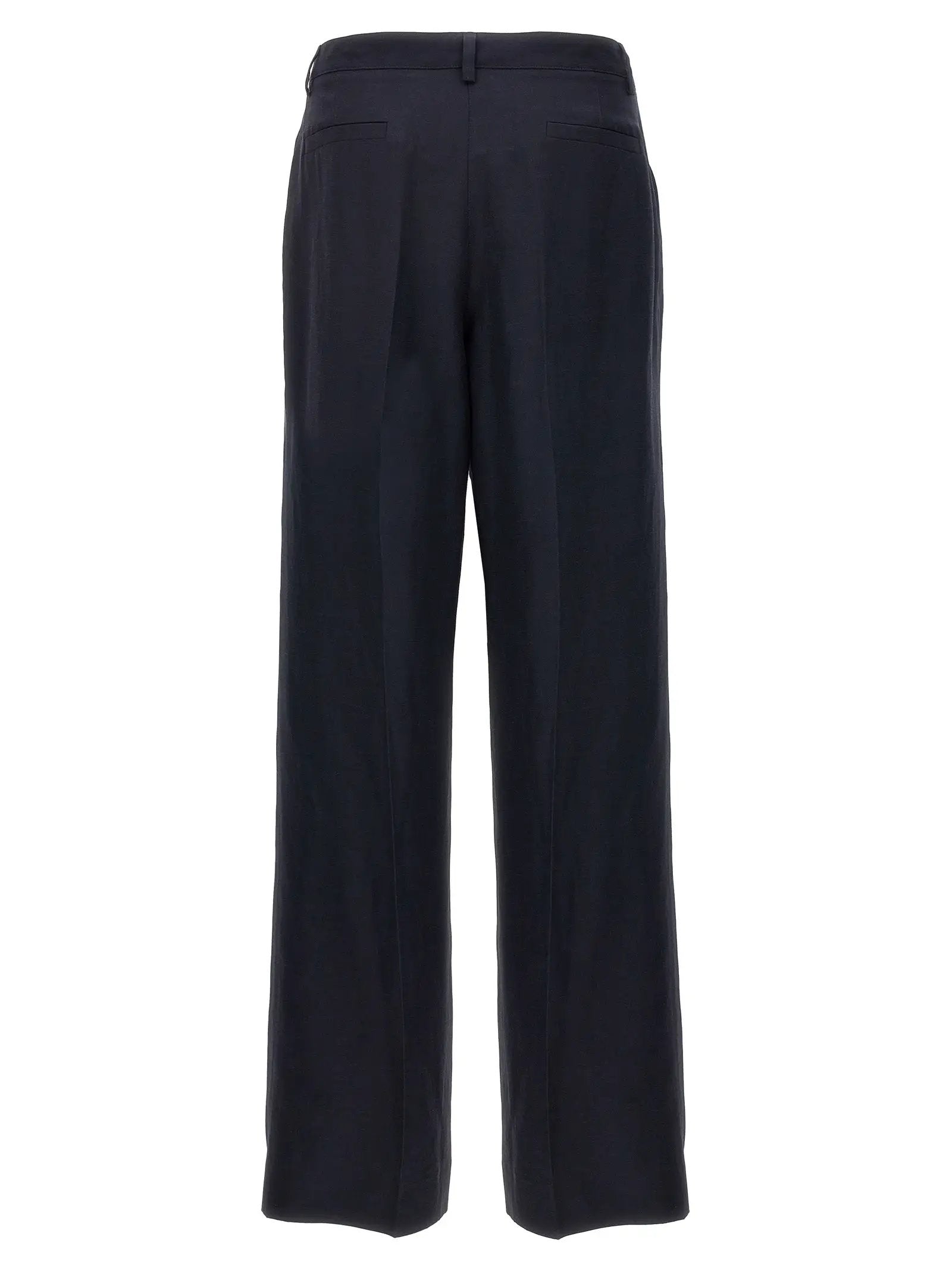 P.A.R.O.S.H. Blue Viscose Casual Pants