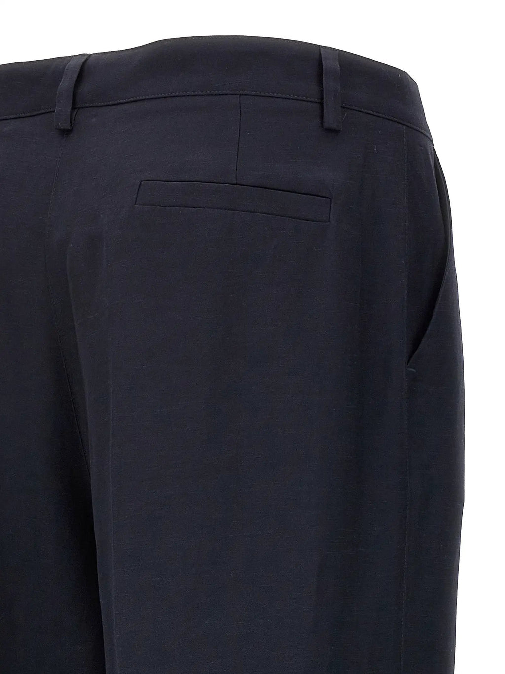 P.A.R.O.S.H. Blue Viscose Casual Pants