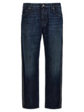 Dolce & Gabbana Blue Cotton Skinny Jeans