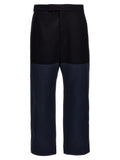 Thom Browne Blue Cotton Casual Pants