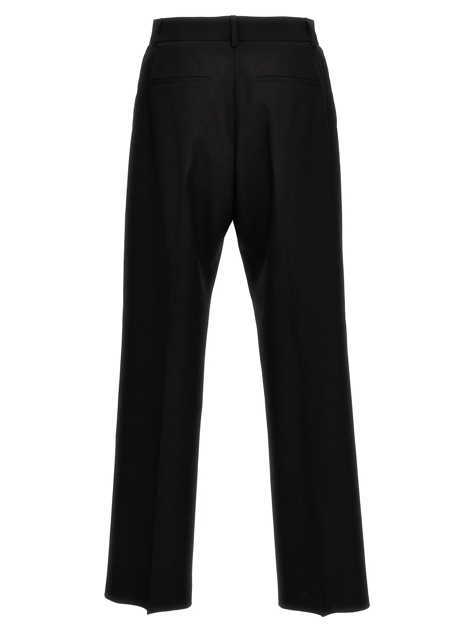 Valentino Garavani Black Virgin Wool Dress Pants