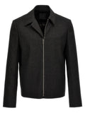 Givenchy Gray Virgin Wool Jacket