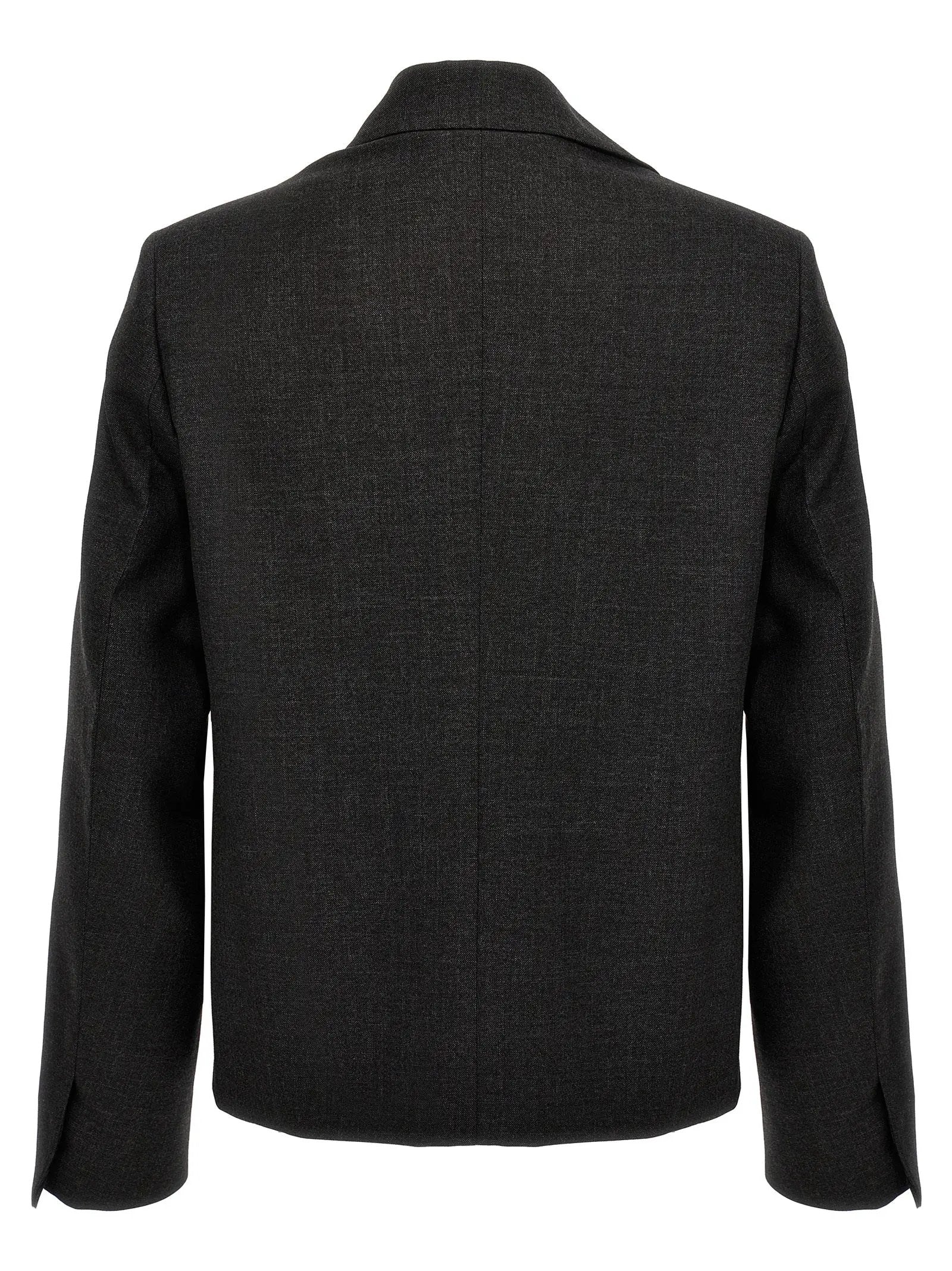 Givenchy Gray Virgin Wool Jacket