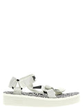 Palm Angels Bicolor Polyester Flat Sandals