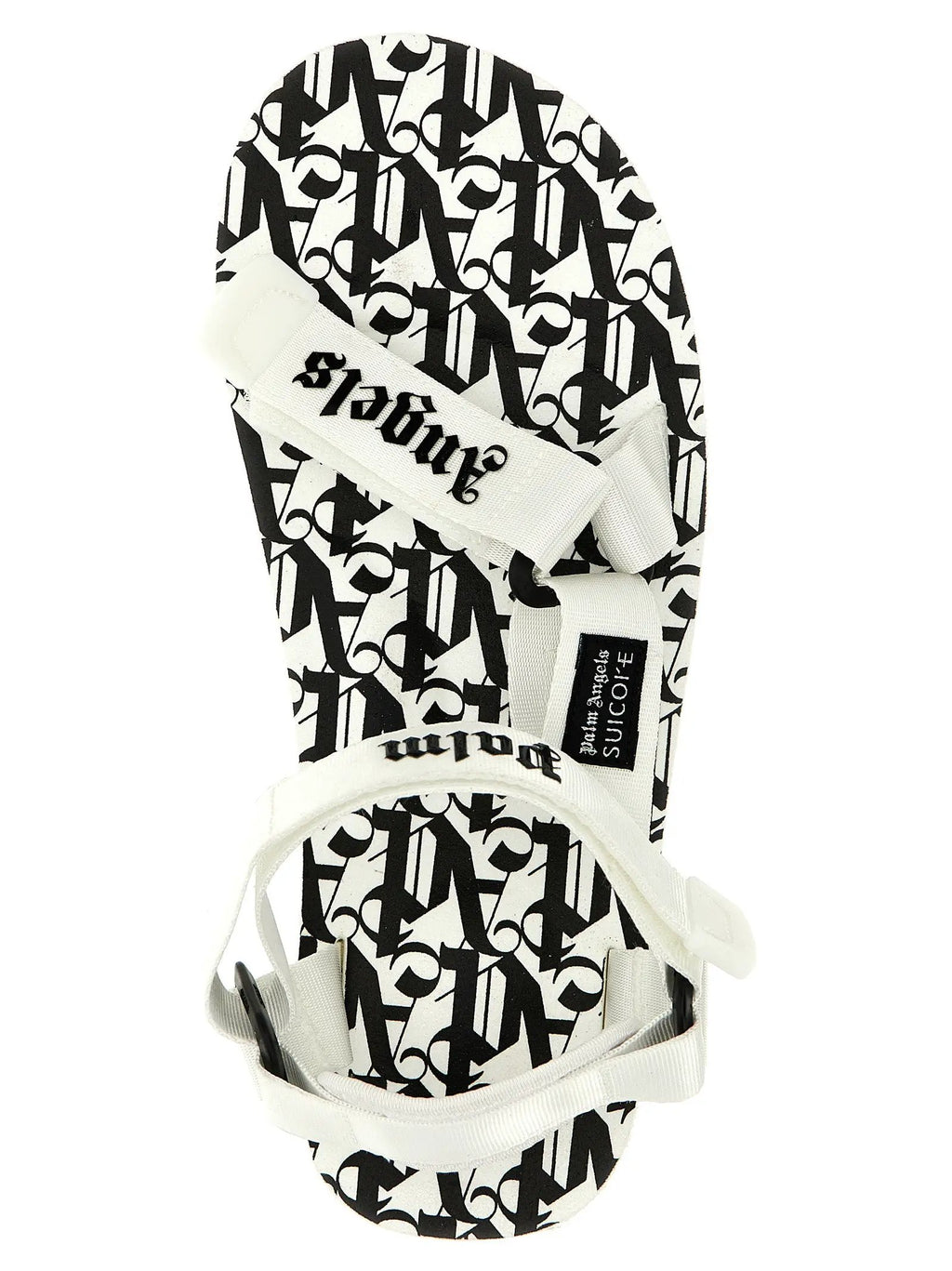 Palm Angels Bicolor Polyester Flat Sandals