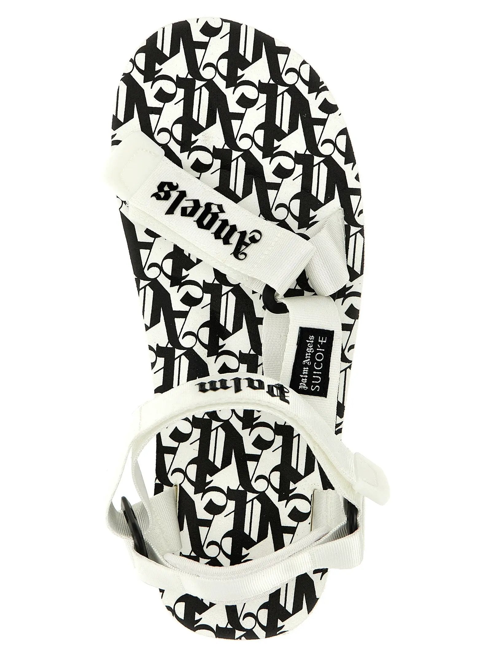 Palm Angels Bicolor Polyester Flat Sandals