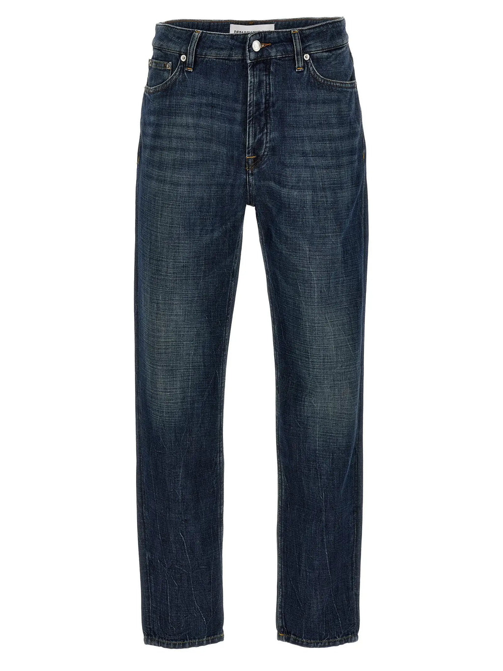 Department 5 Blue Cotton Straight-Leg Jeans