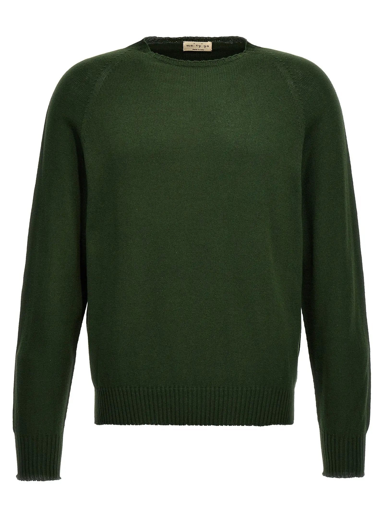 MA'RY'YA Bicolor Cotton Cardigan