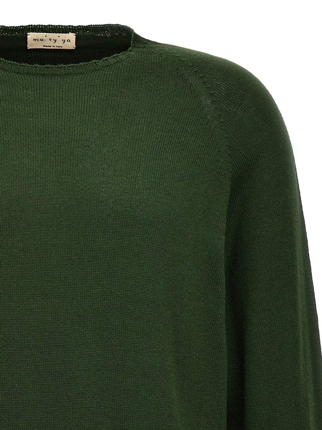 MA'RY'YA Bicolor Cotton Cardigan