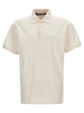 Palm Angels White Polyester Polo Shirt