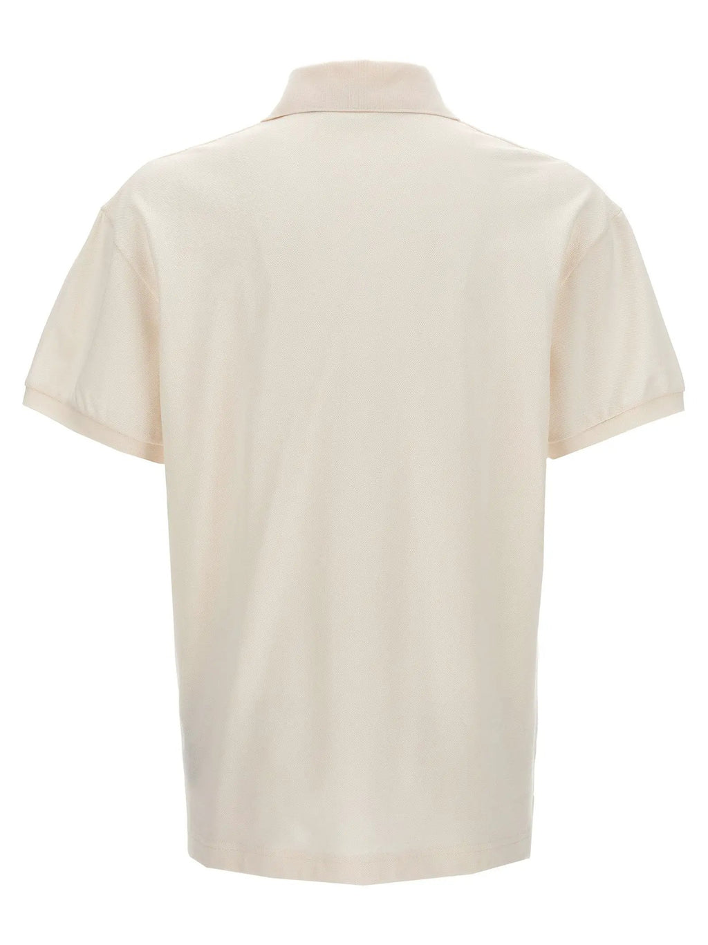 Palm Angels White Polyester Polo Shirt