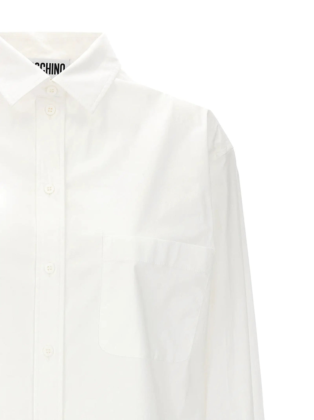 Moschino White Cotton Blouse