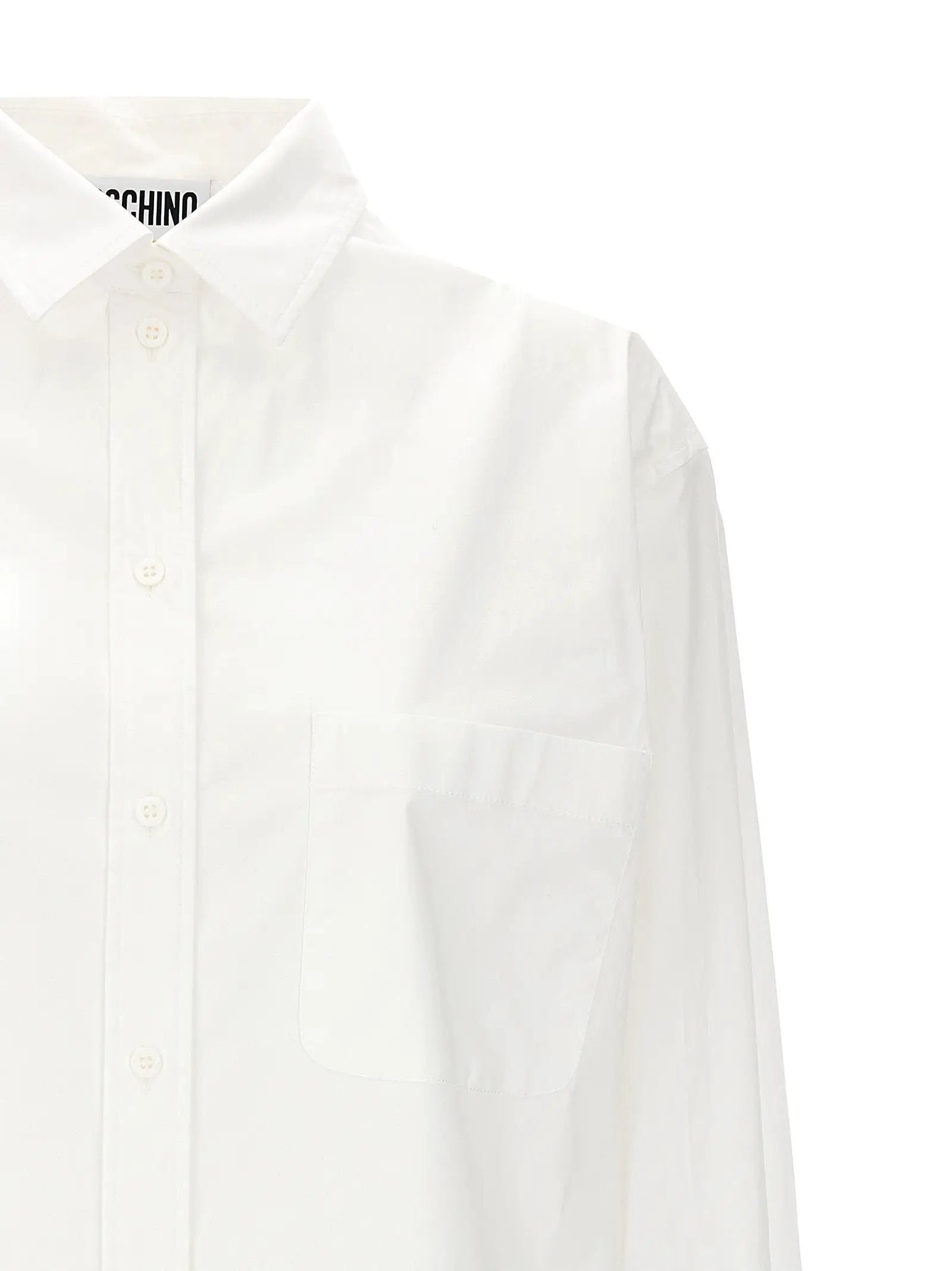 Moschino White Cotton Blouse