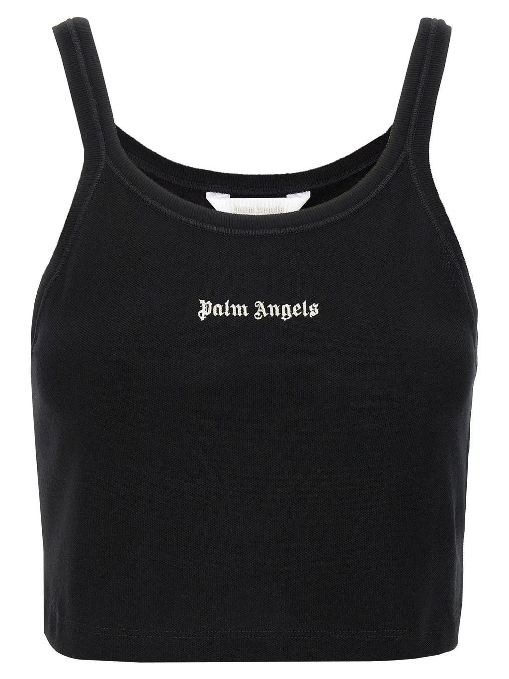 Palm Angels Bicolor Cotton Sport Bra