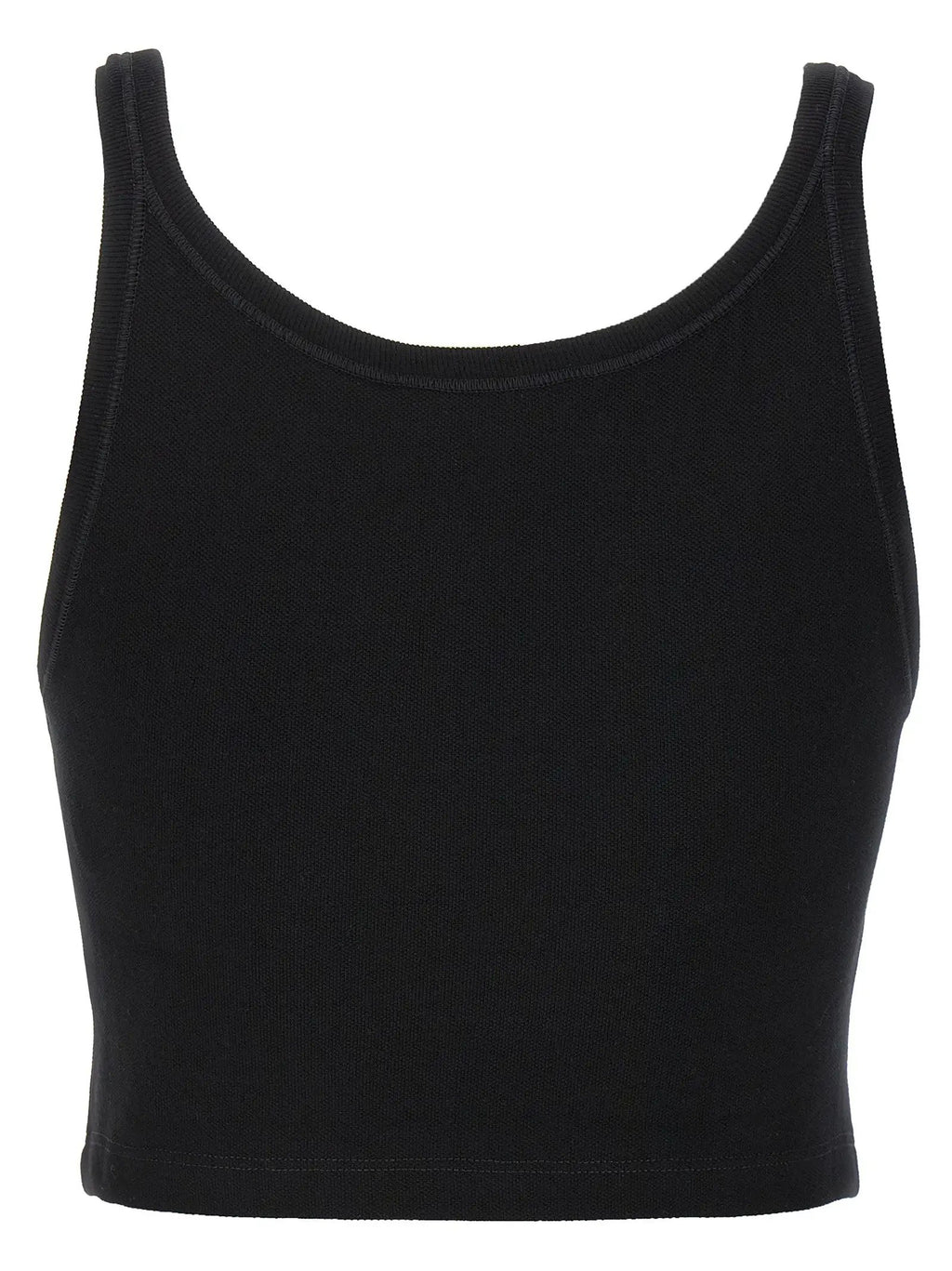 Palm Angels Bicolor Cotton Sport Bra