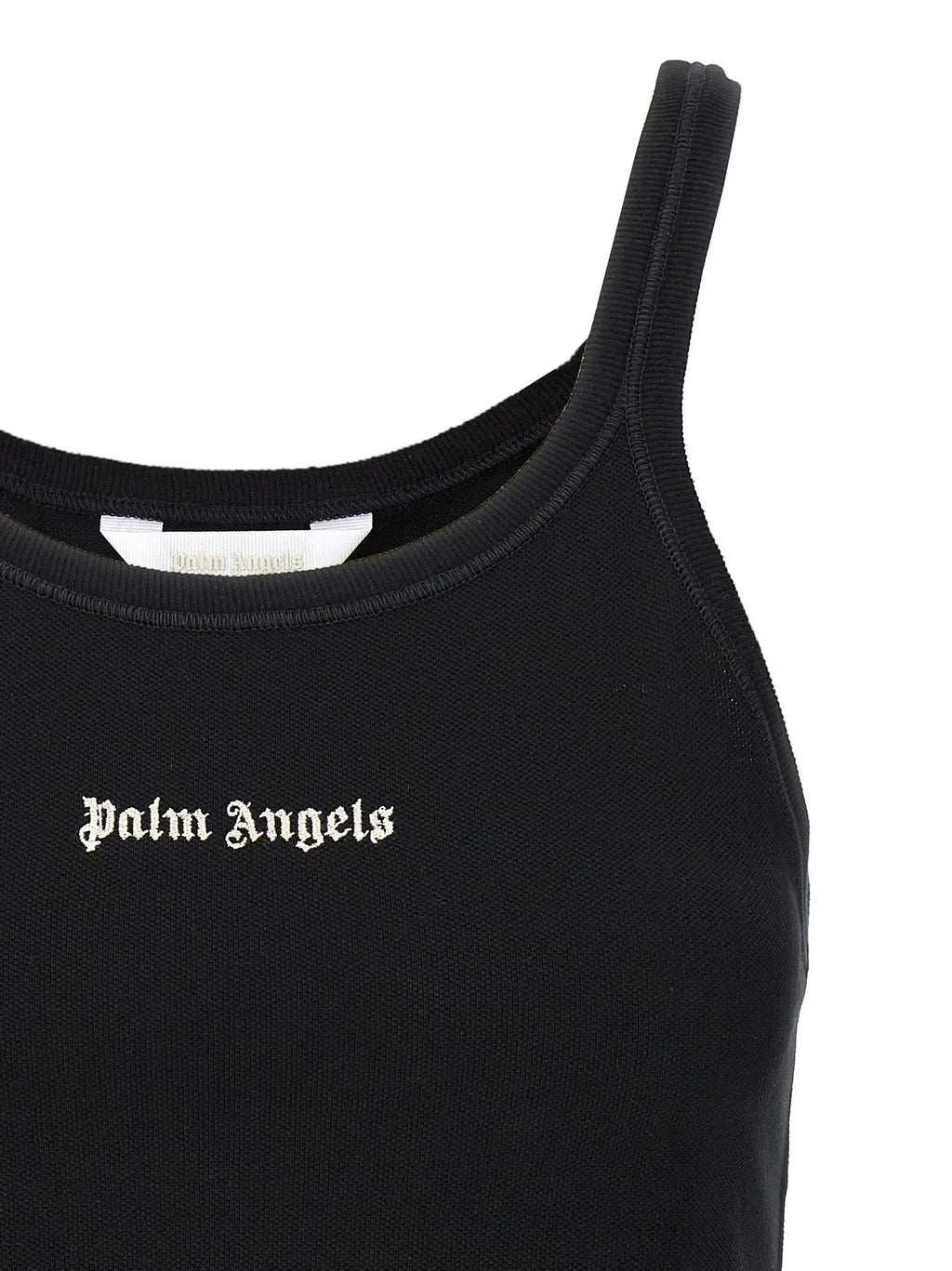 Palm Angels Bicolor Cotton Sport Bra