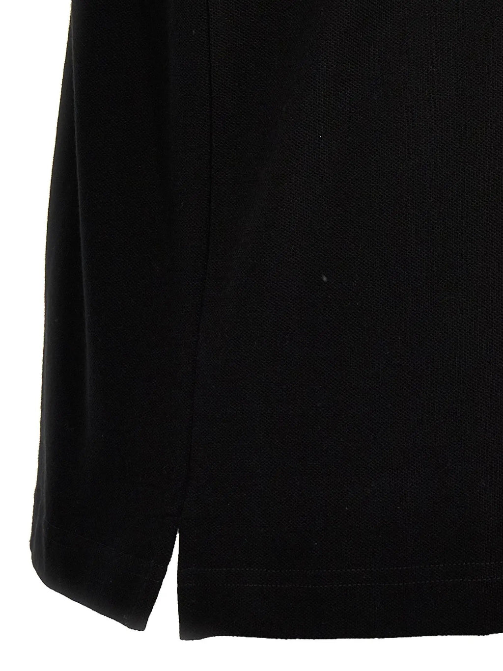 Palm Angels Black Polyester Polo Shirt