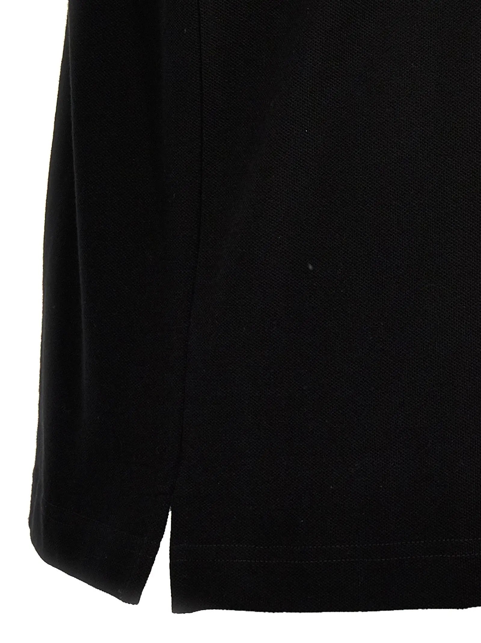 Palm Angels Black Polyester Polo Shirt