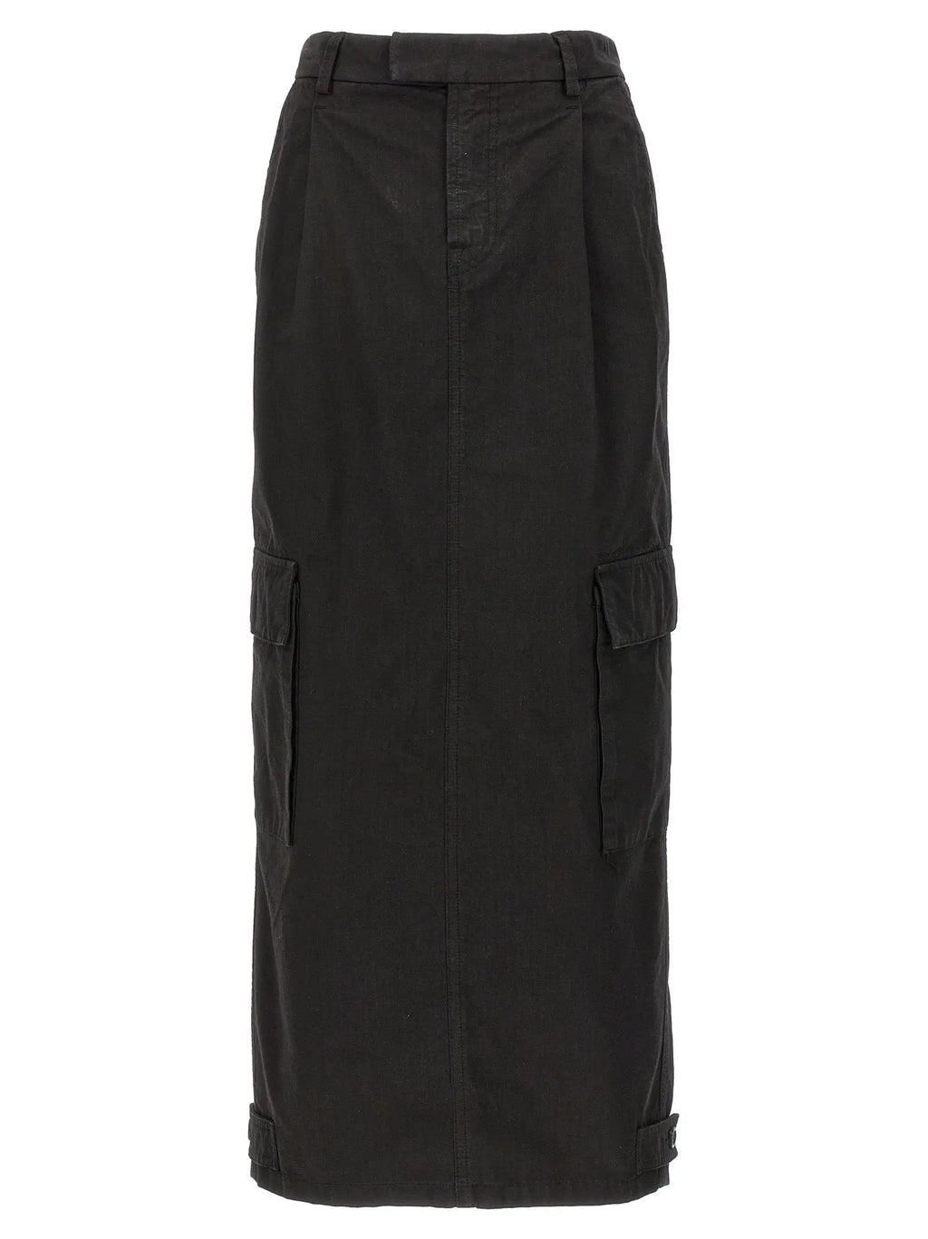 Armarium Black Cotton Mini Skirt