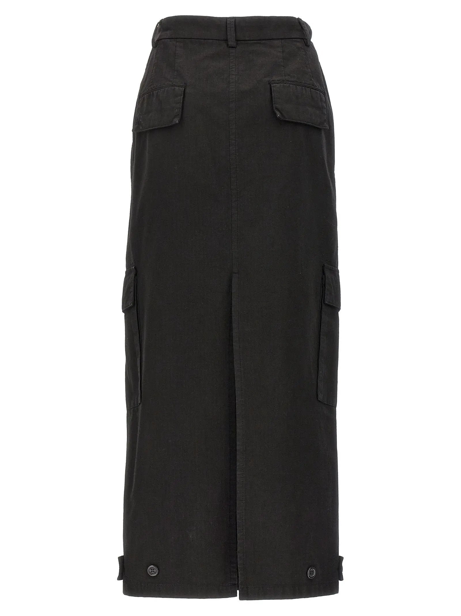 Armarium Black Cotton Mini Skirt