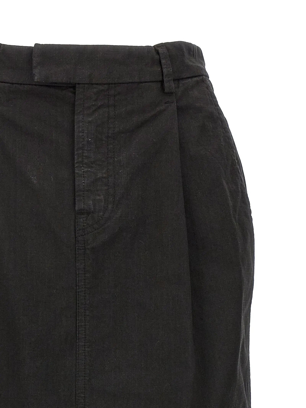 Armarium Black Cotton Mini Skirt