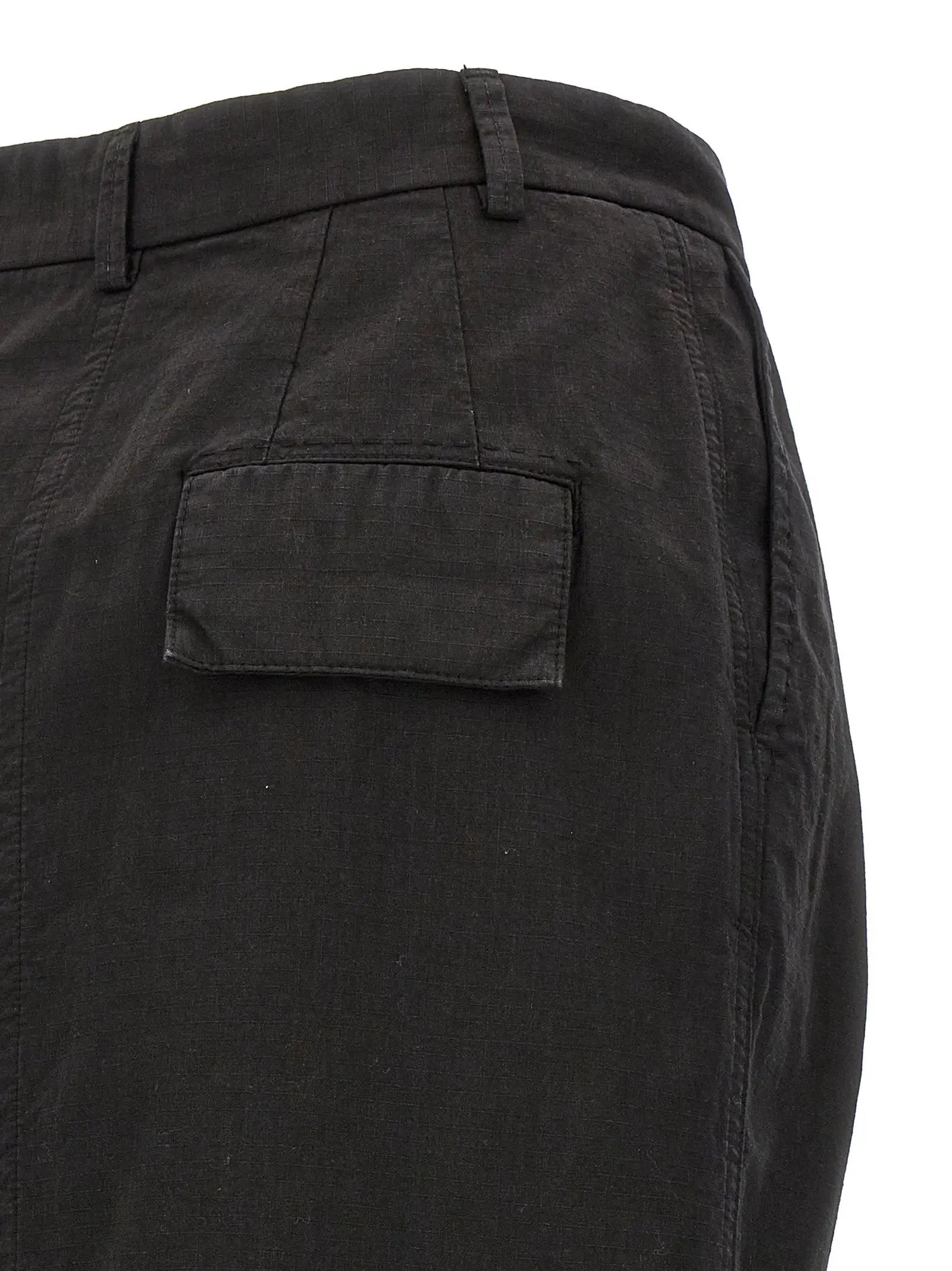 Armarium Black Cotton Mini Skirt