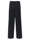 Armarium Black Cotton Casual Pants