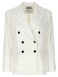 Moschino White Cotton Blazer