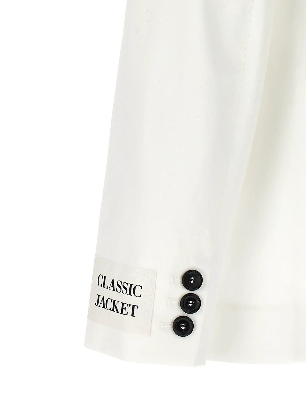 Moschino White Cotton Blazer