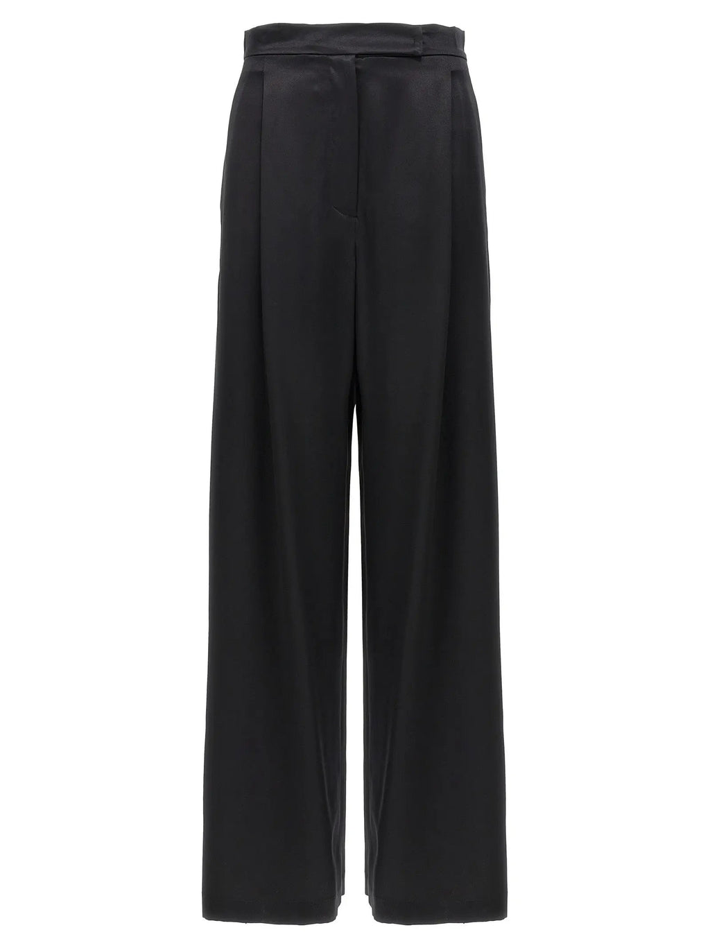 Max Mara Black Silk Casual Pants
