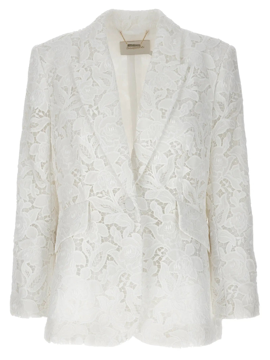 Zimmermann White Polyester Blazer