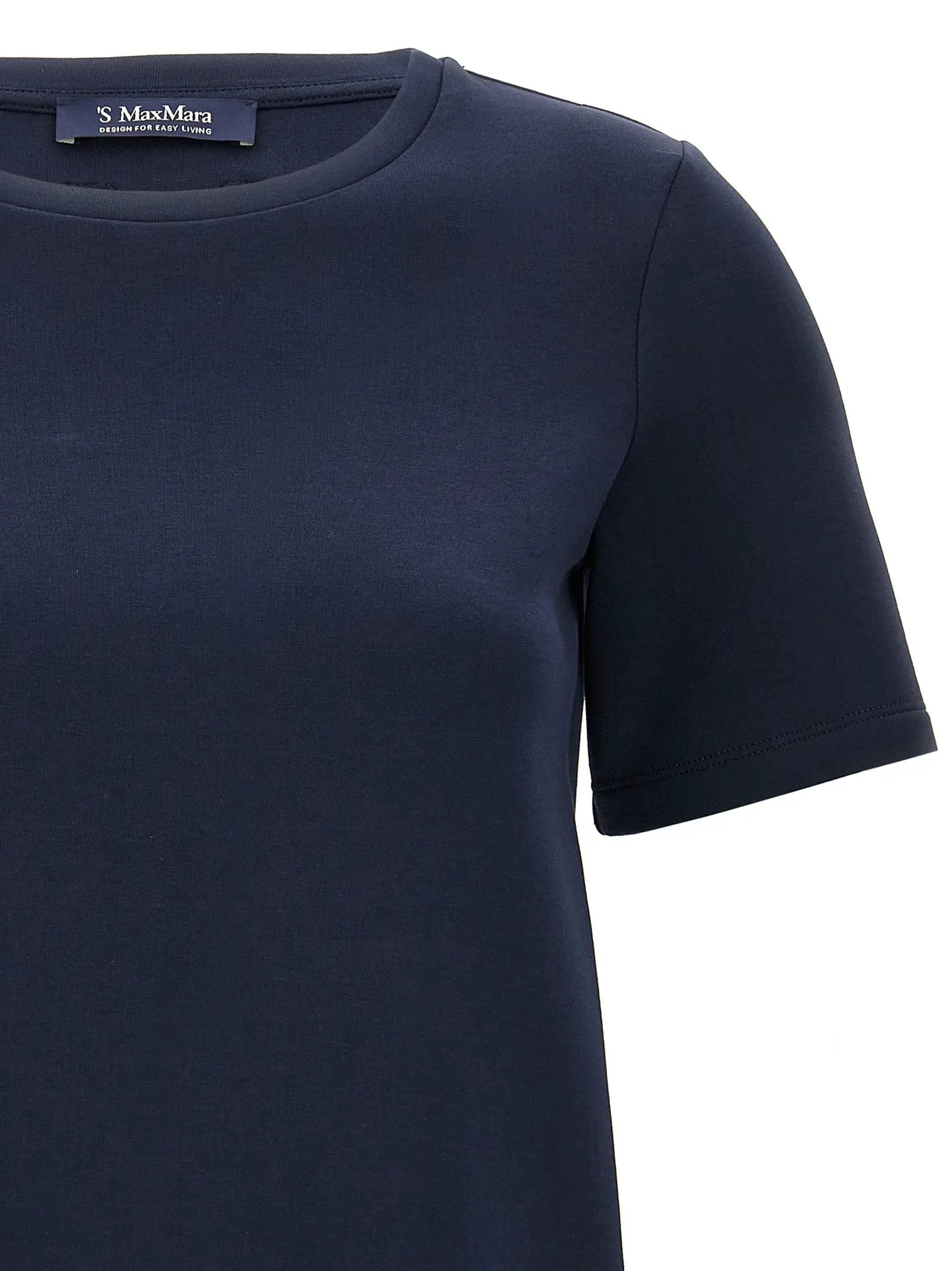 'S Max Mara Blue Cotton T-Shirt