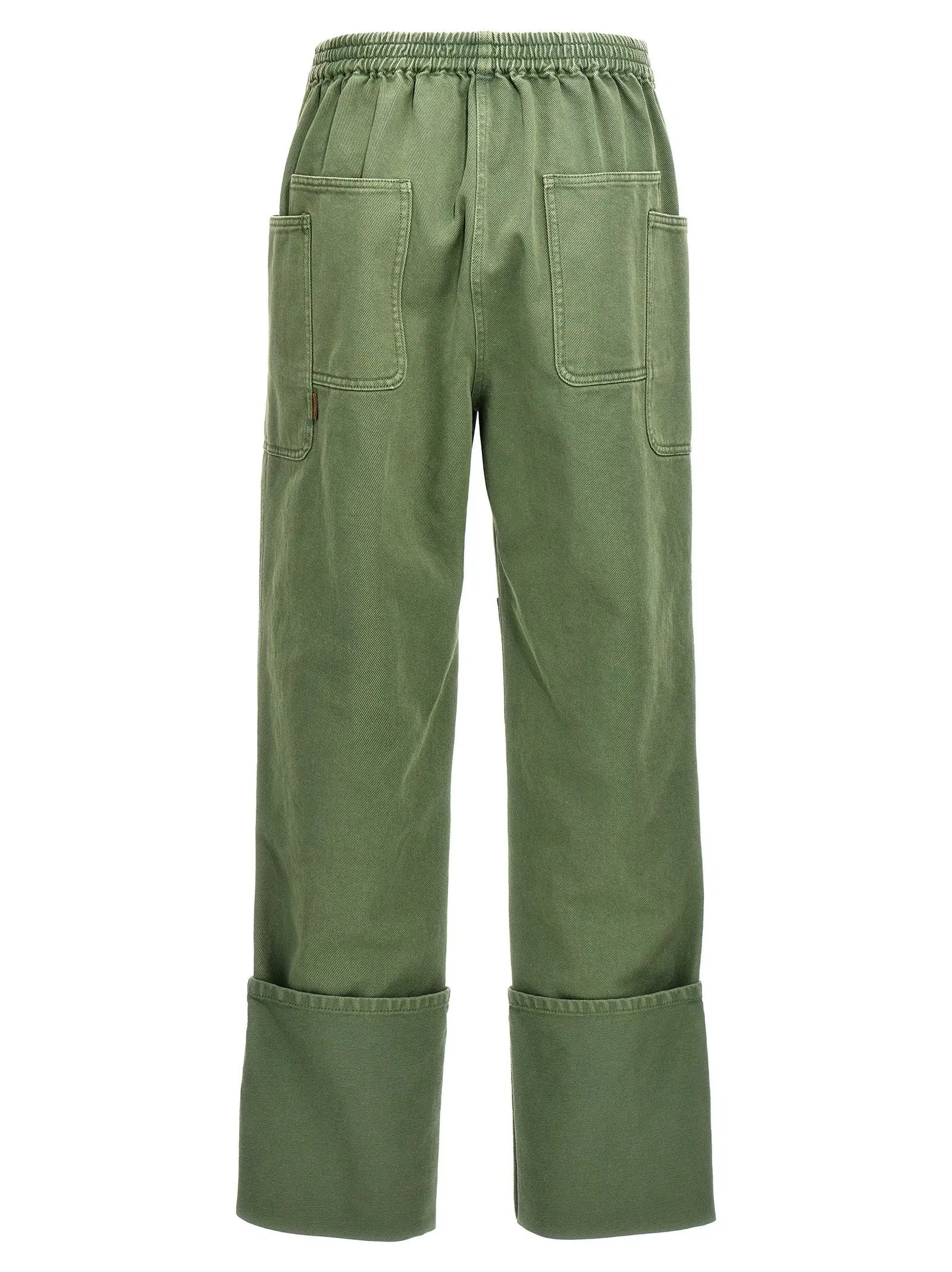 Max Mara Bicolor Cotton Casual Pants