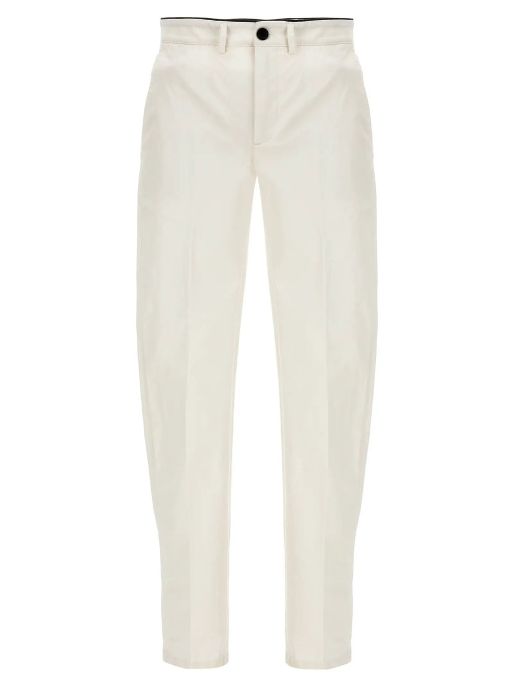 Department 5 White Cotton Casual Pants