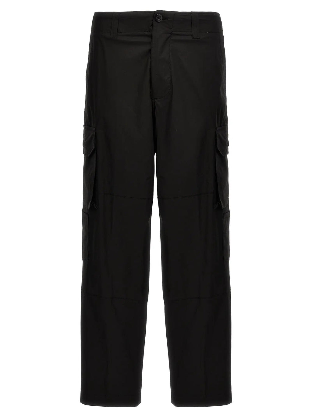 Department 5 Black Cotton Cargo Pants