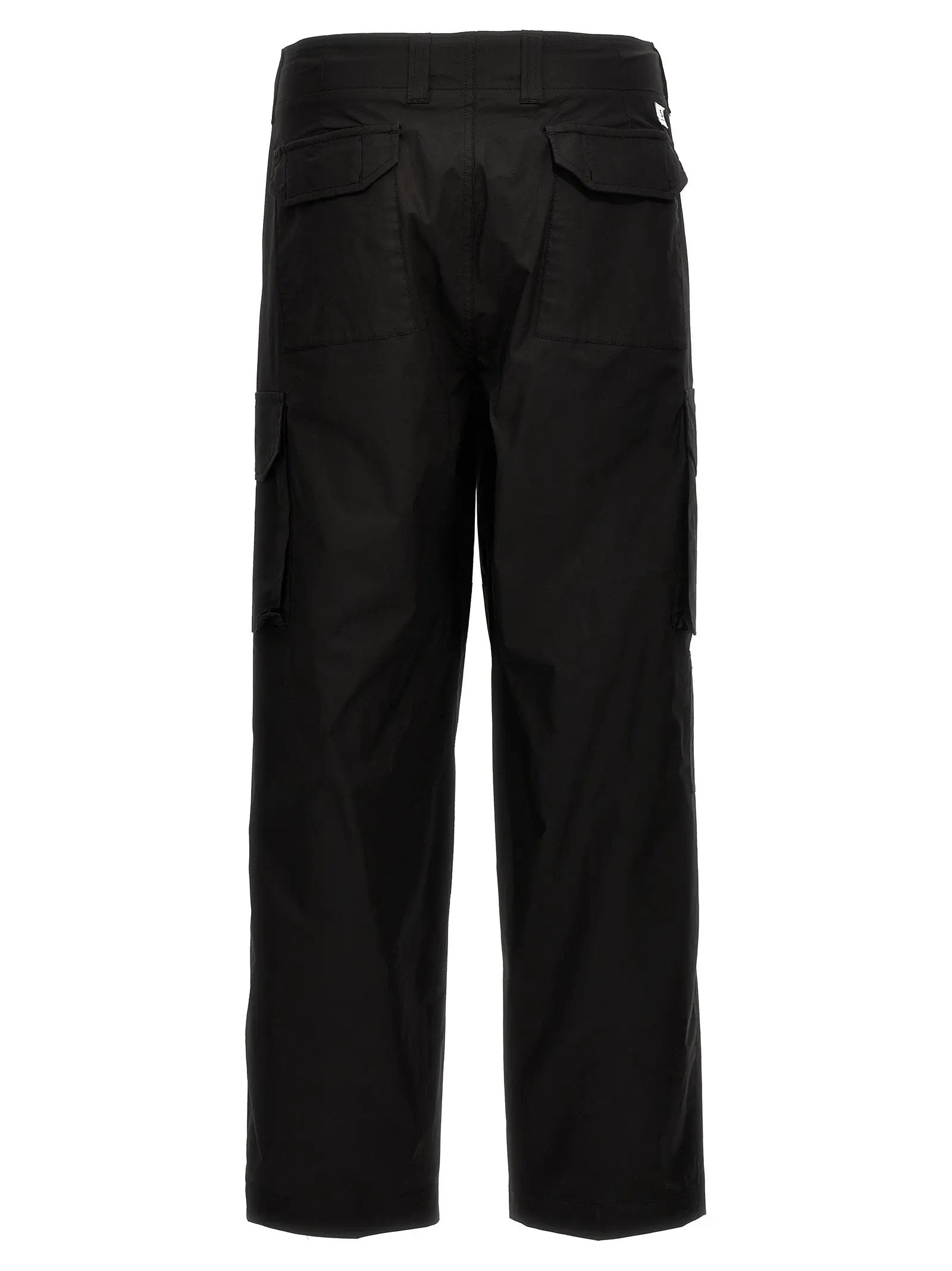 Department 5 Black Cotton Cargo Pants