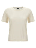 Kiton White Cashmere T-Shirt