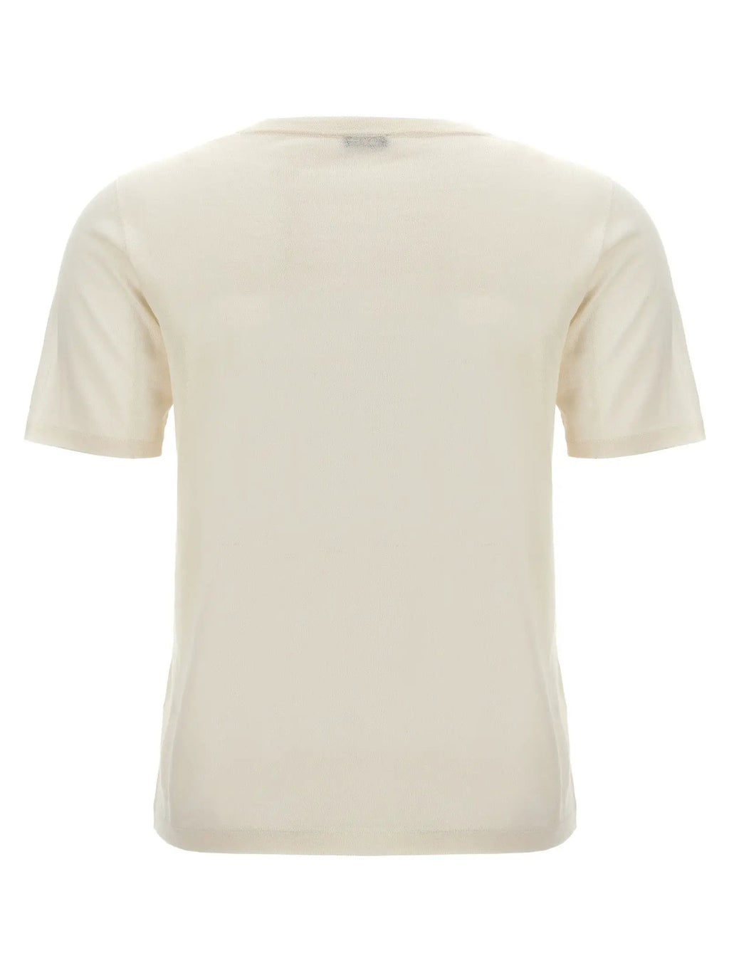 Kiton White Cashmere T-Shirt