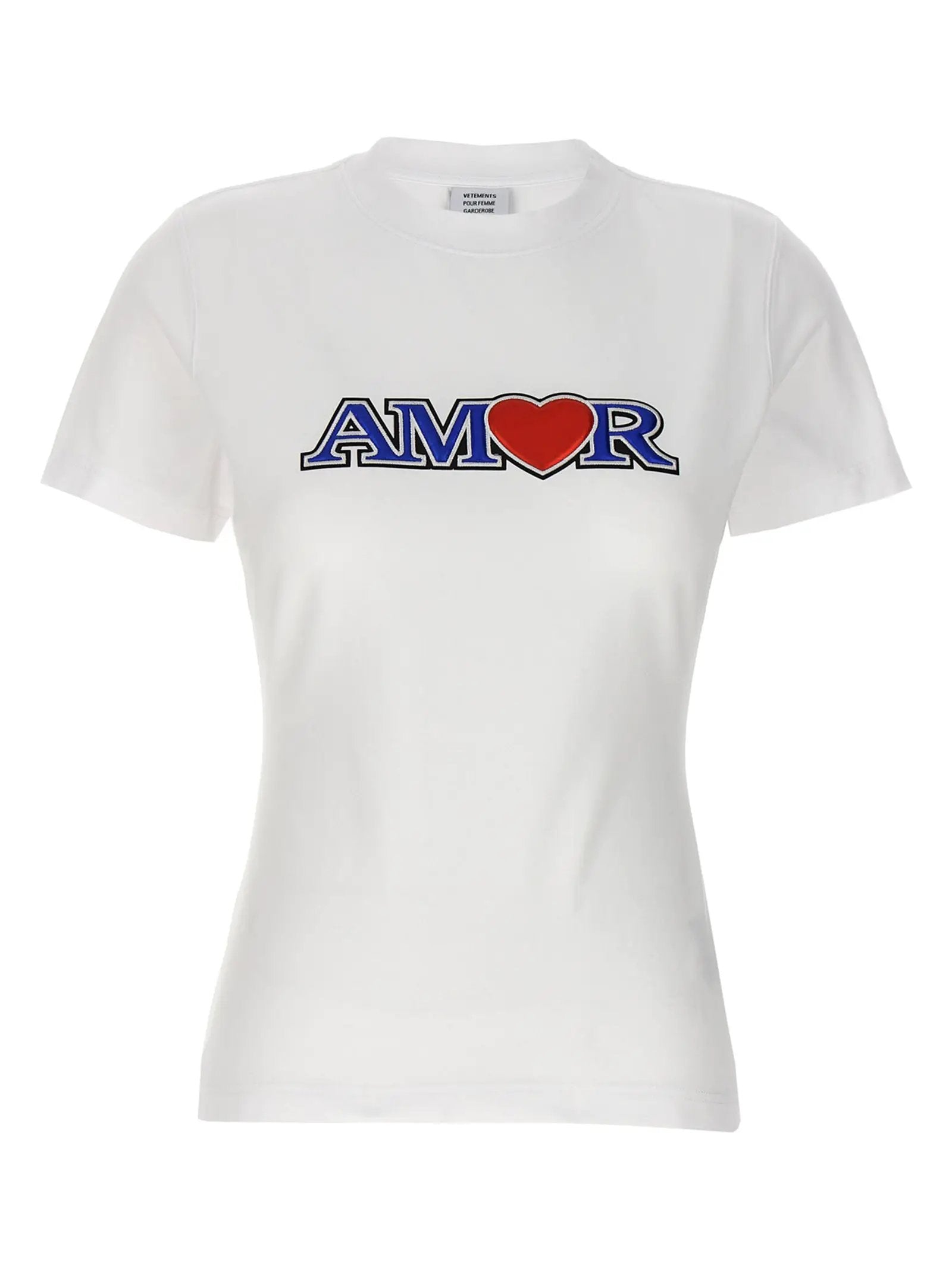 Vetements White Cotton T-Shirt