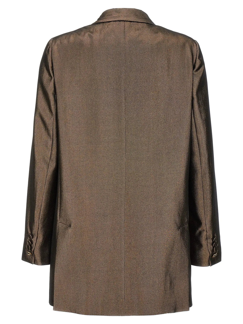 Max Mara Brown Silk Blazer