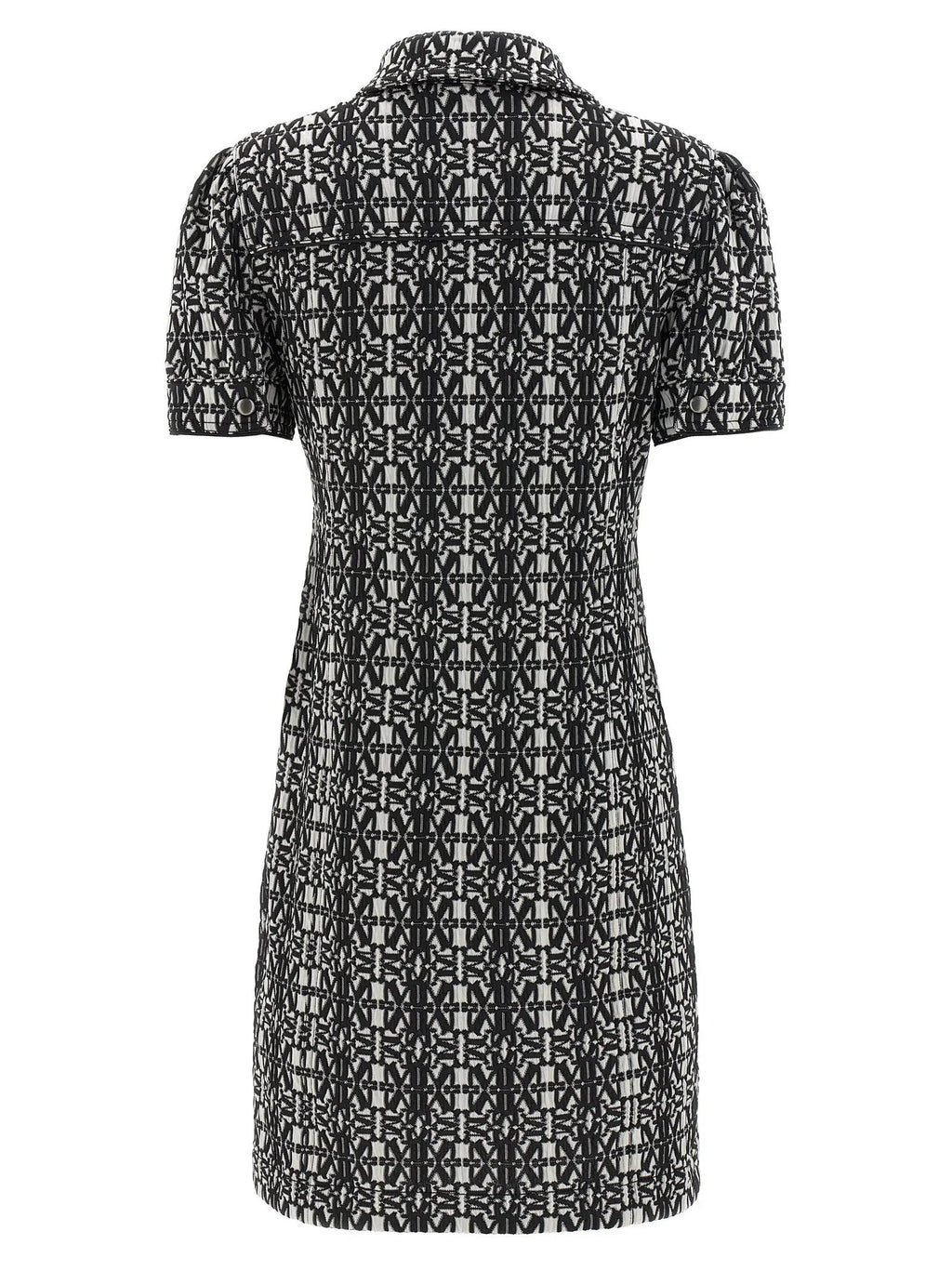 Max Mara Bicolor Polyester Short Dress