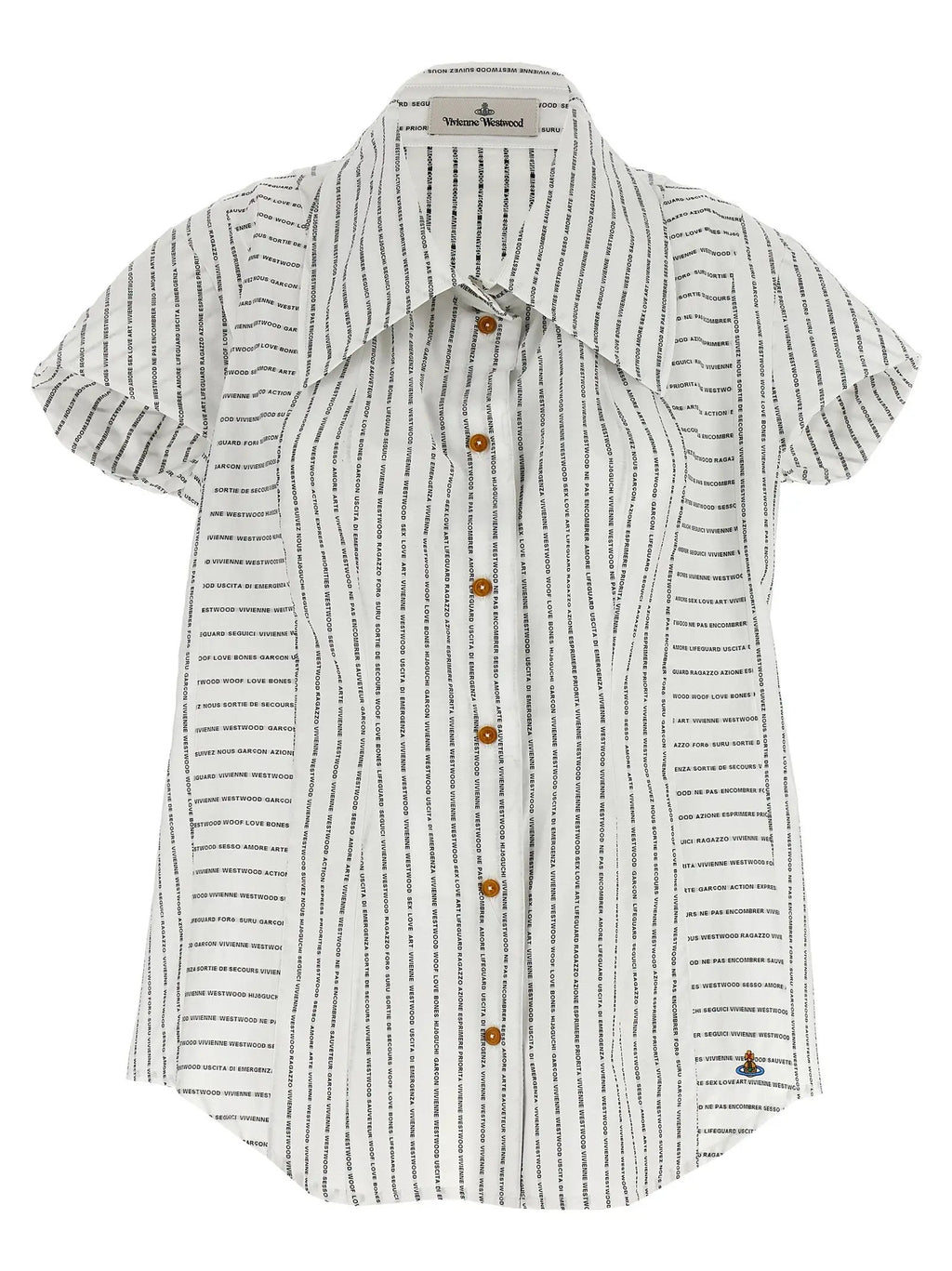 Vivienne Westwood Bicolor Cotton Blouse