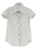 Vivienne Westwood Bicolor Cotton Blouse