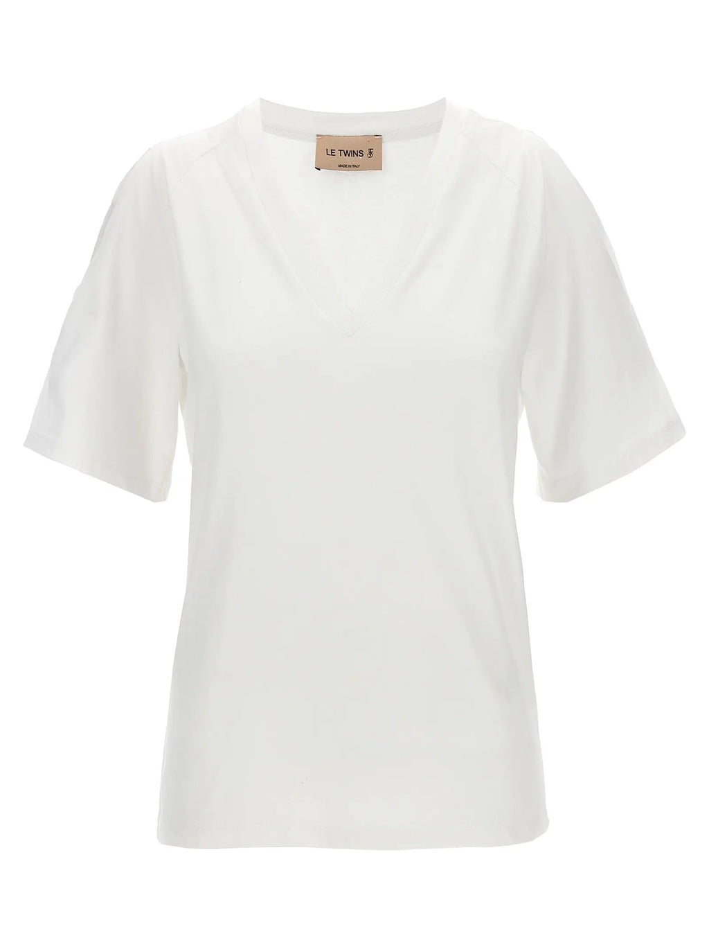 LE TWINS White Cotton T-Shirt