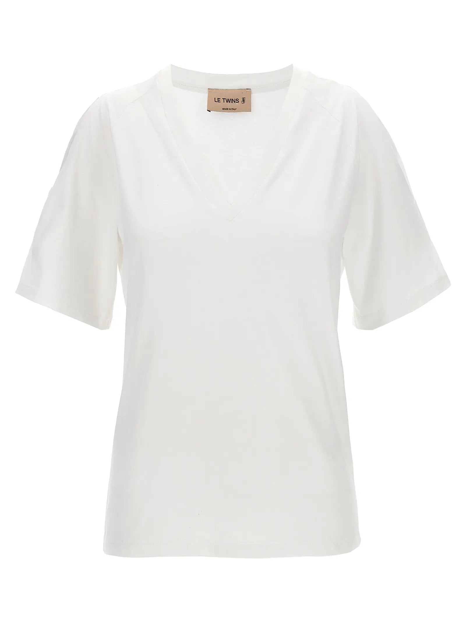 LE TWINS White Cotton T-Shirt