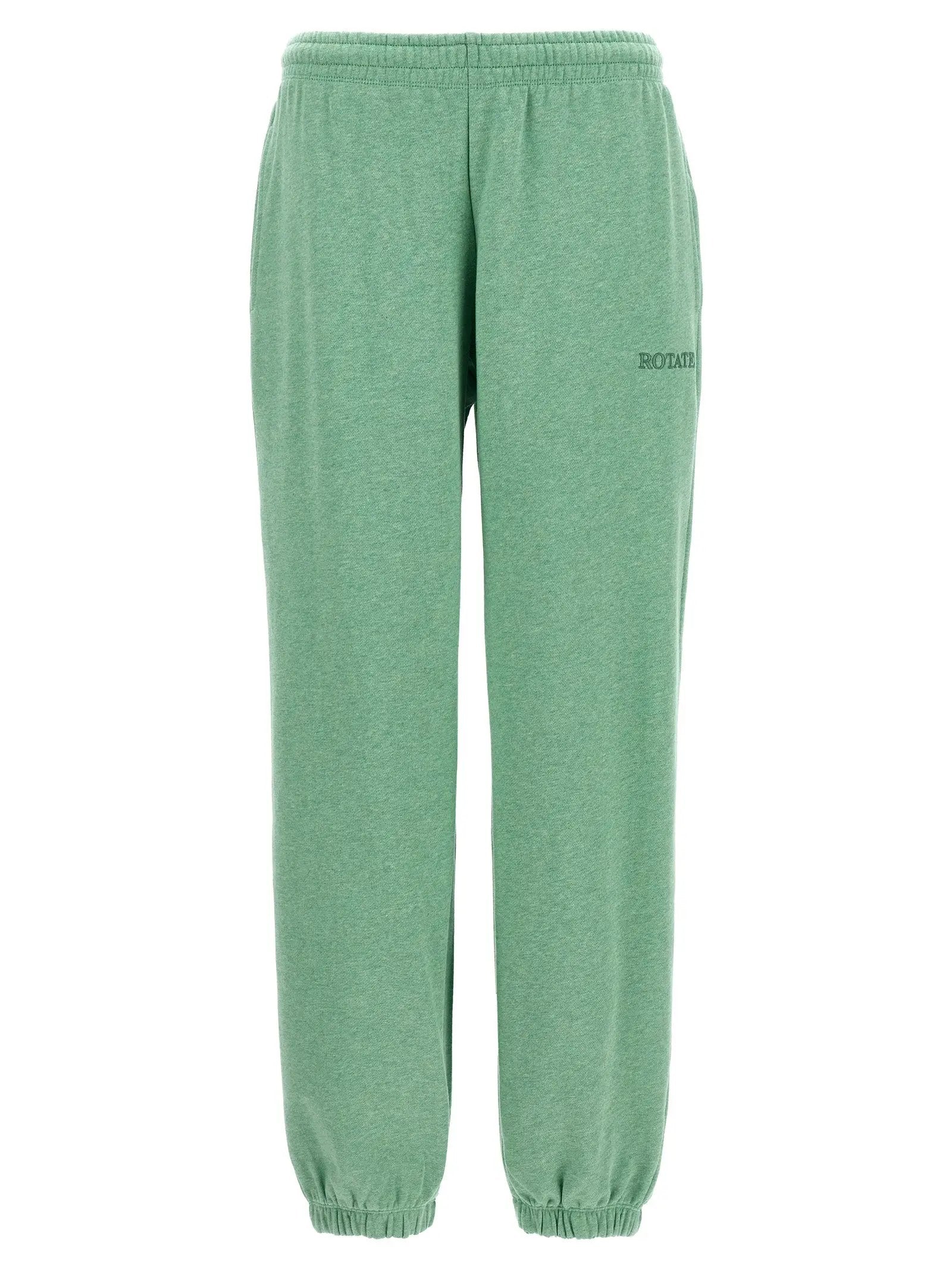 ROTATE BIRGER CHRISTENSEN Bicolor Cotton Joggers (Workout Pants)