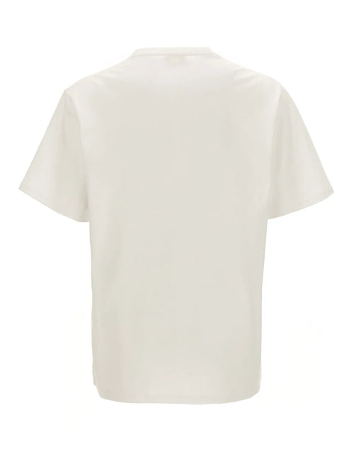 T-shirt bicolore en coton Alexander McQueen