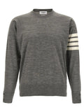Thom Browne Gray Virgin Wool Cardigan